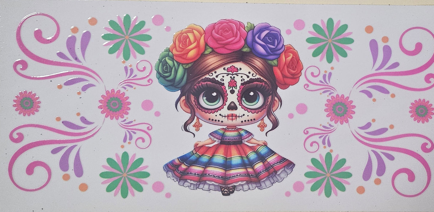 16 Oz Durable UV DTF Adhesive Paper Mexican style