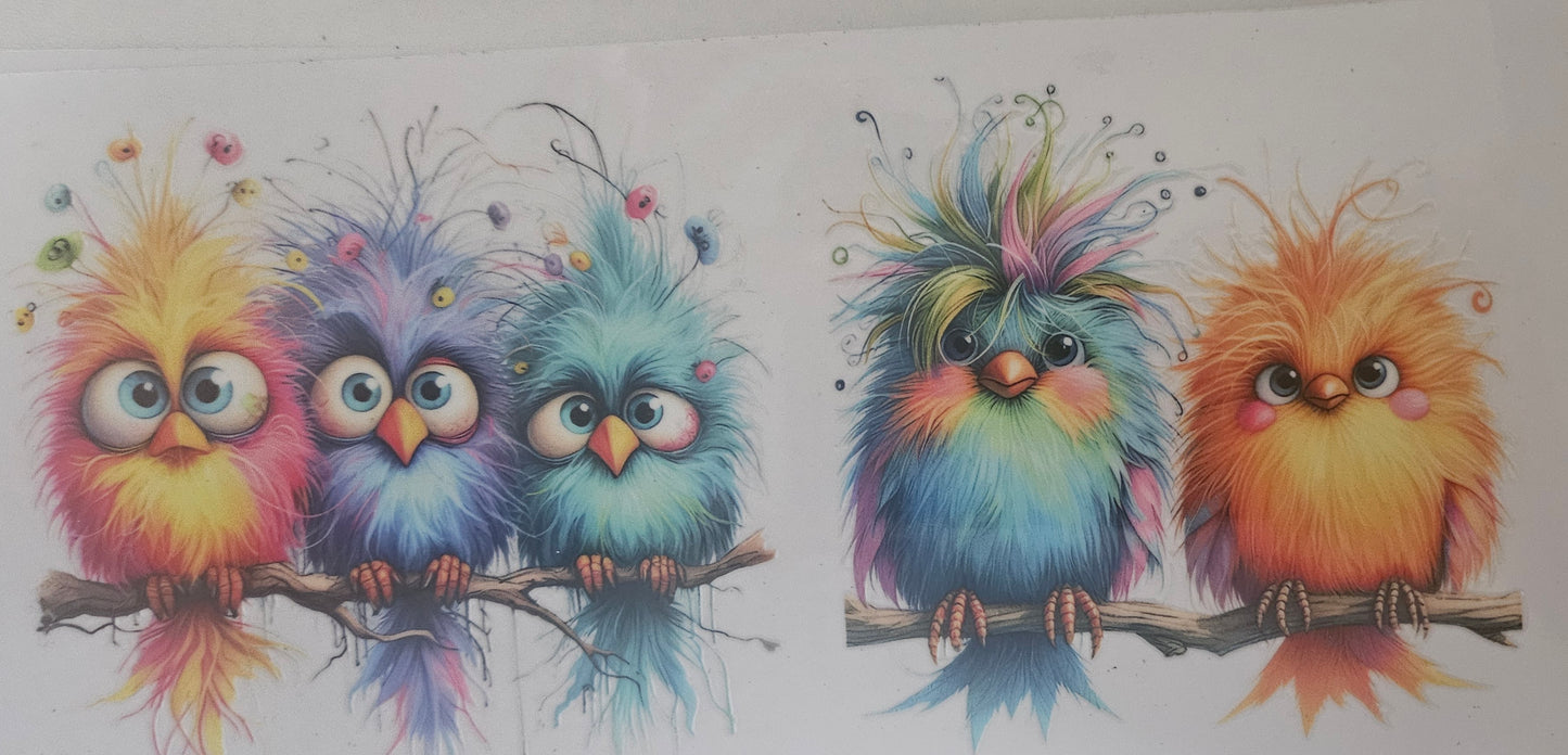 UV DTF ANGRY BIRDS