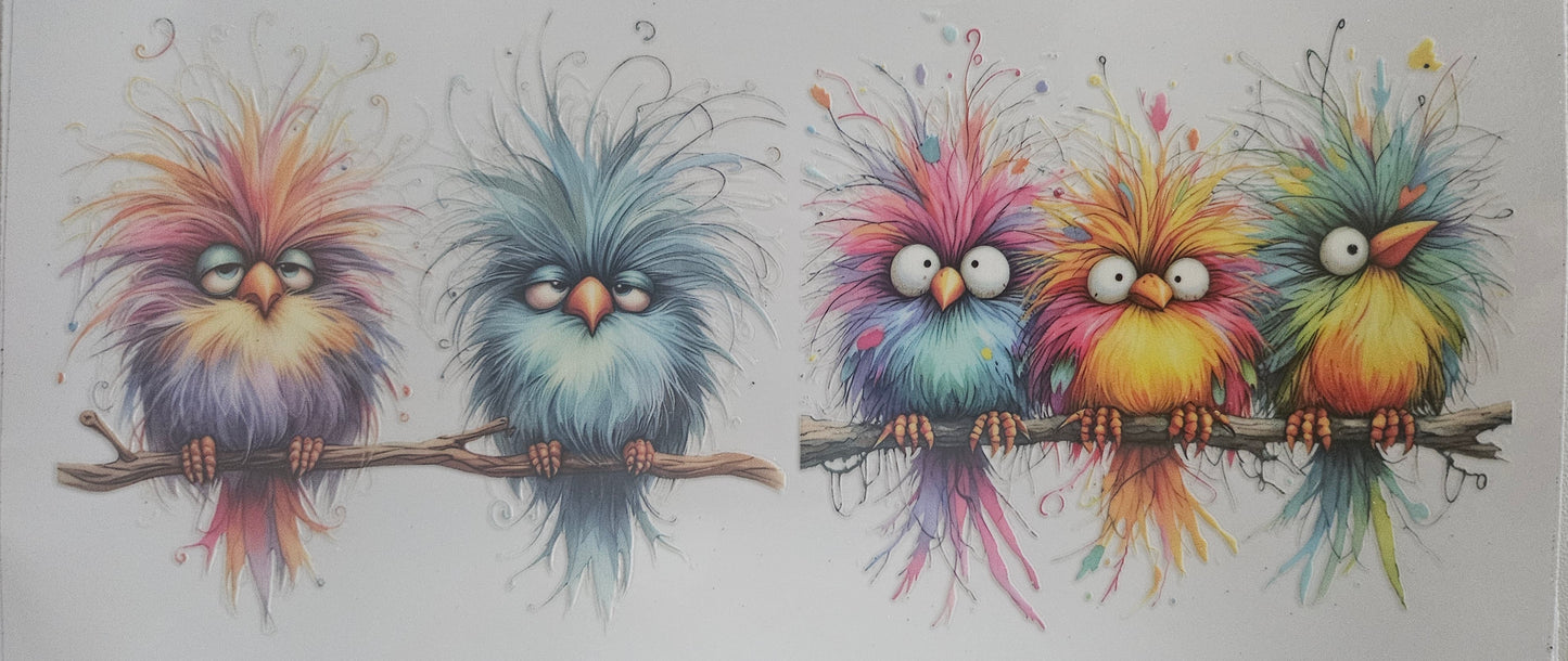UV DTF ANGRY BIRDS