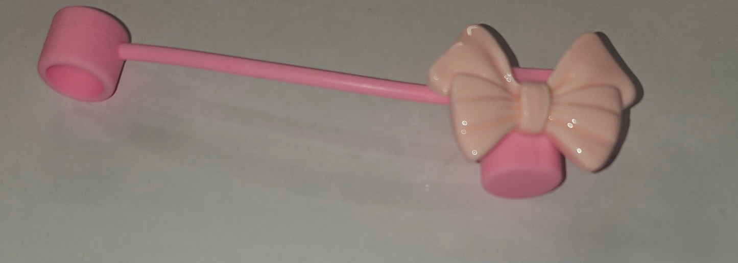 Pink Topper for straw