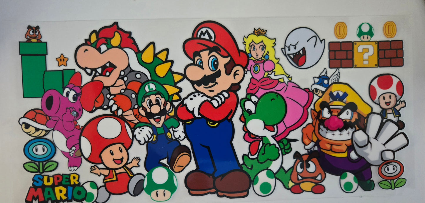 Super Mario UV DTF WRAP