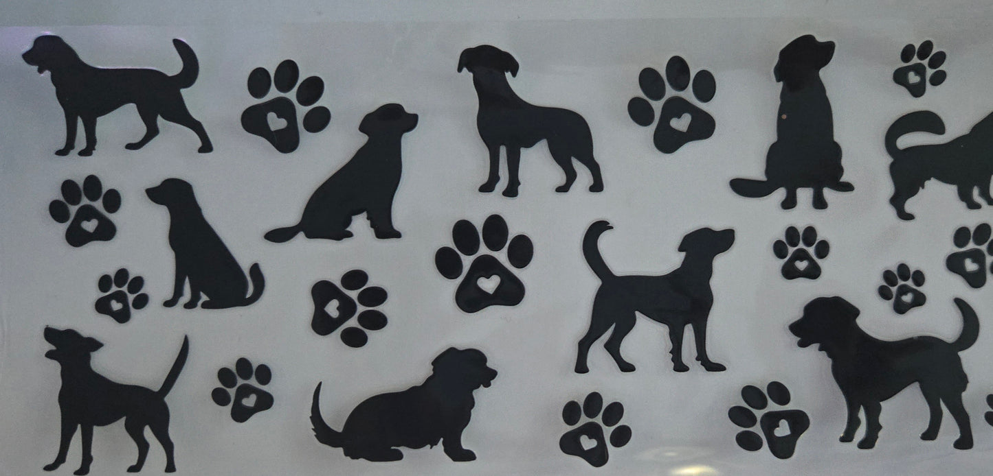 Dog Mom UV DTF Wraps