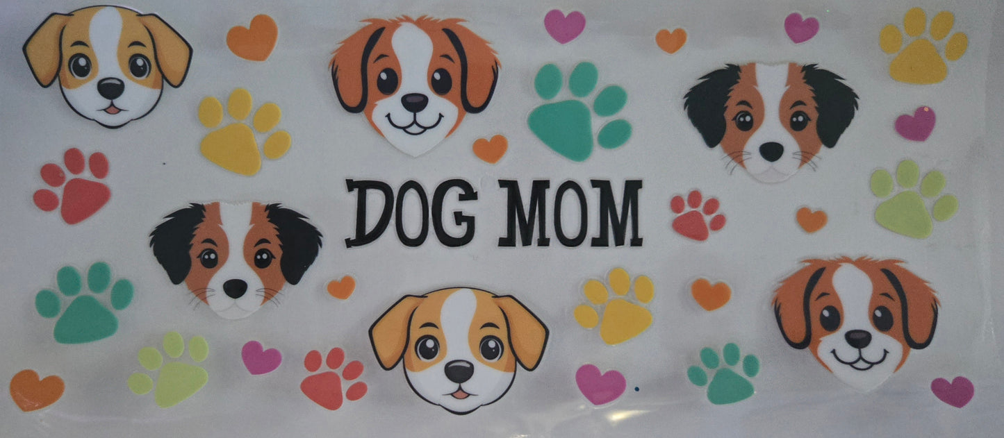 Dog Mom UV DTF Wraps