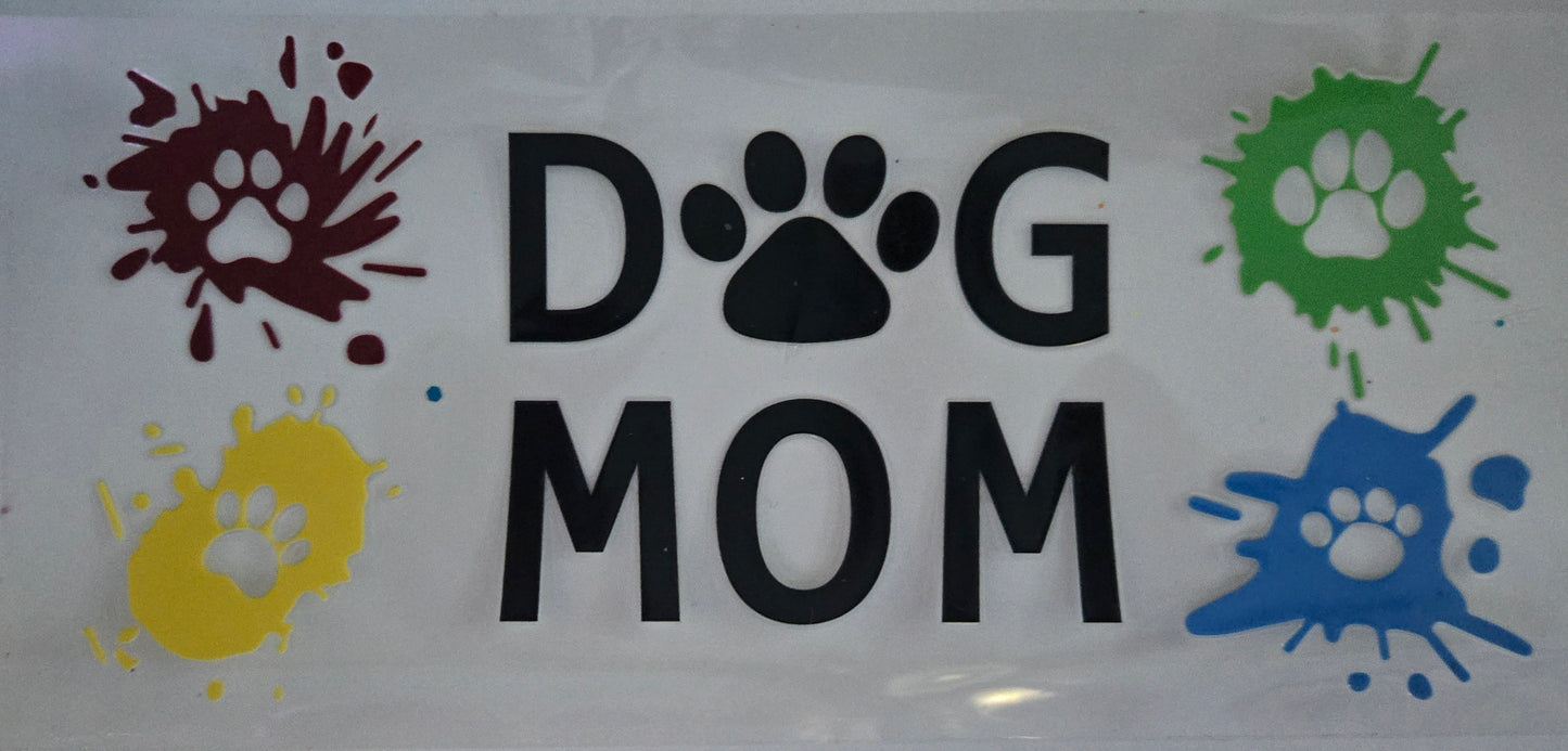 Dog Mom UV DTF Wraps