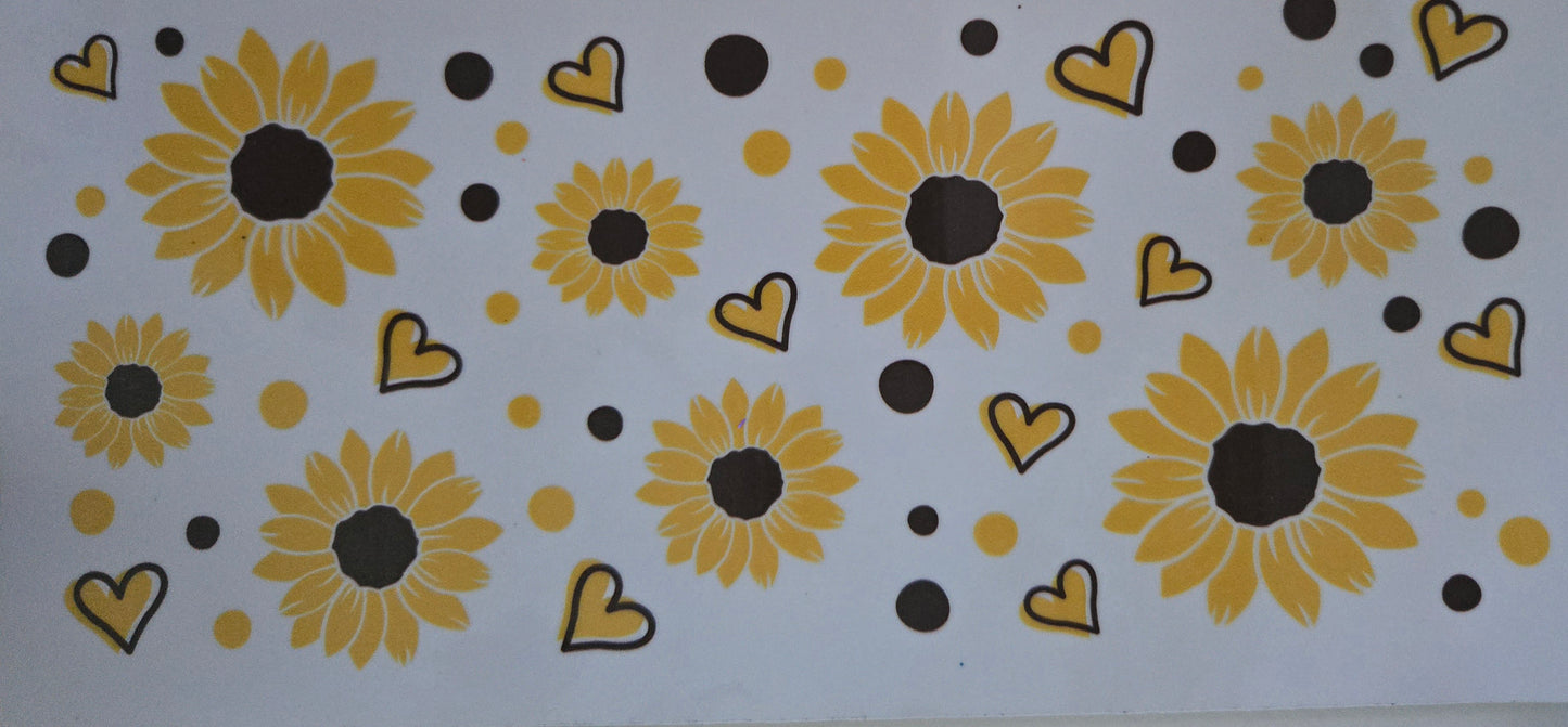 Sunflowers UV DTF Wraps
