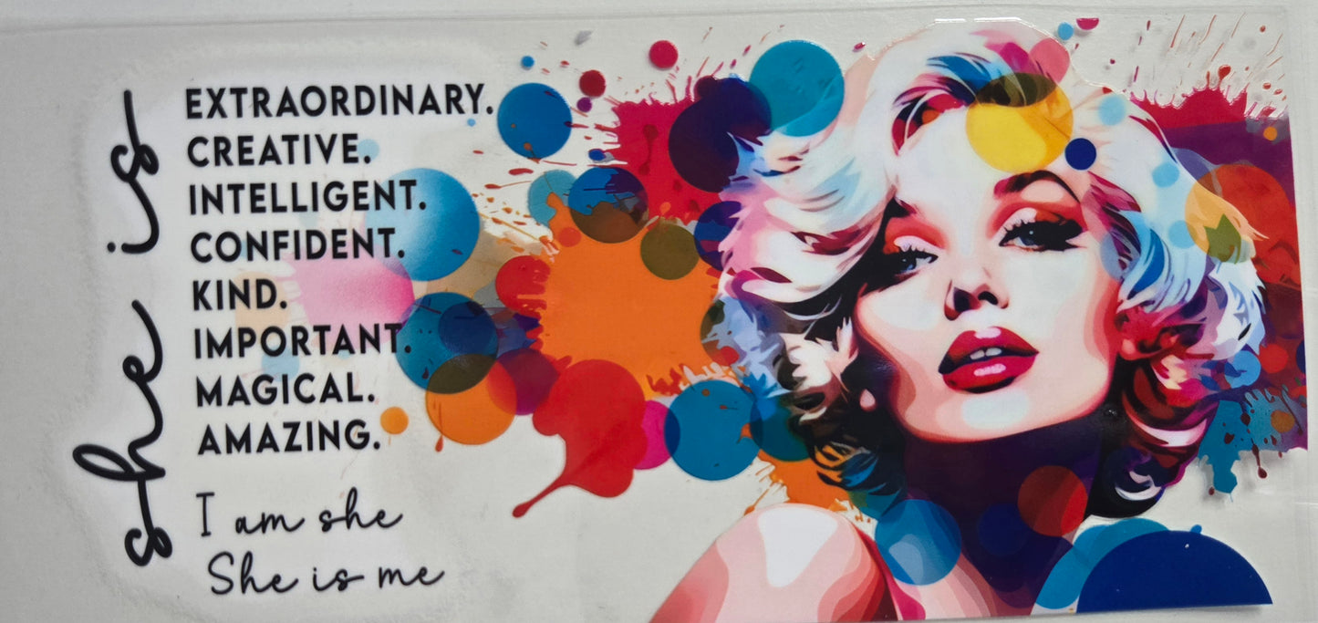 Marilyn Monroe UV DTF Wraps