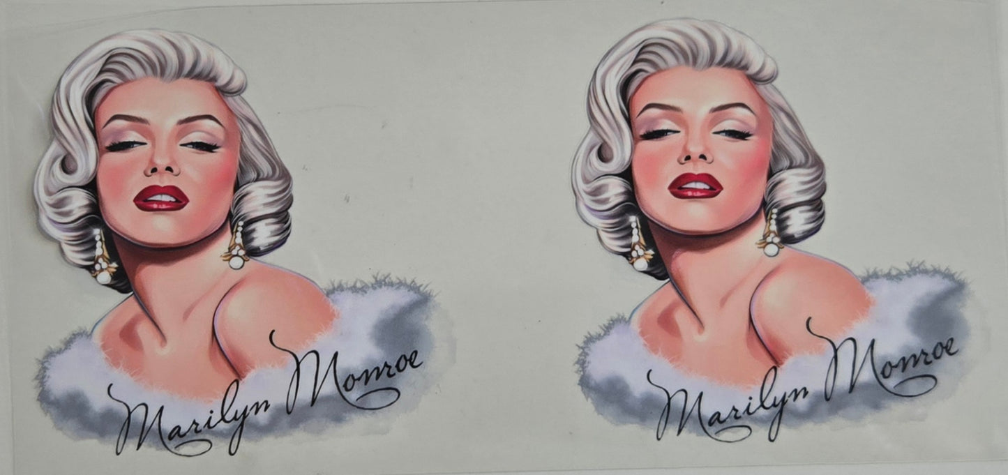 Marilyn Monroe UV DTF Wraps