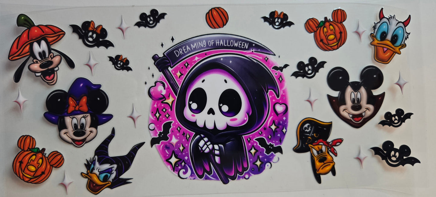 Halloween Uv dtf wraps