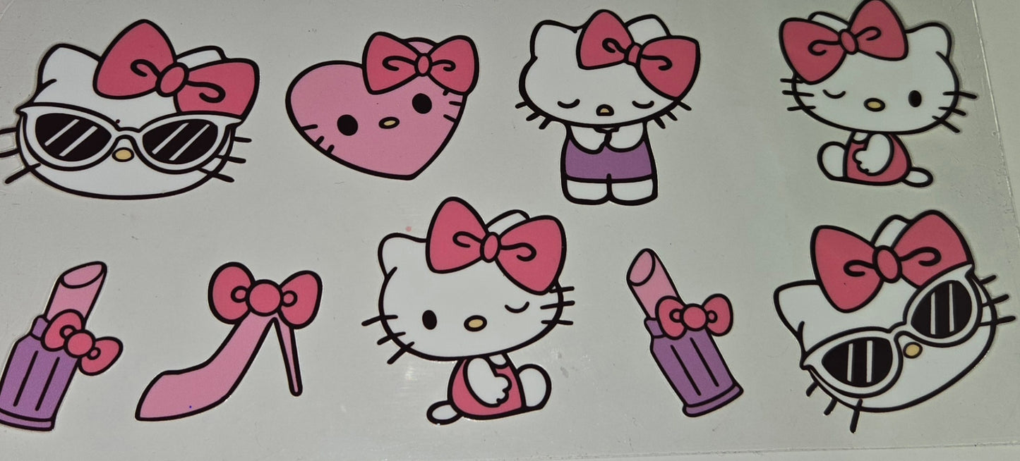 New Hello Kitty & Kuromi uv dtf Wraps