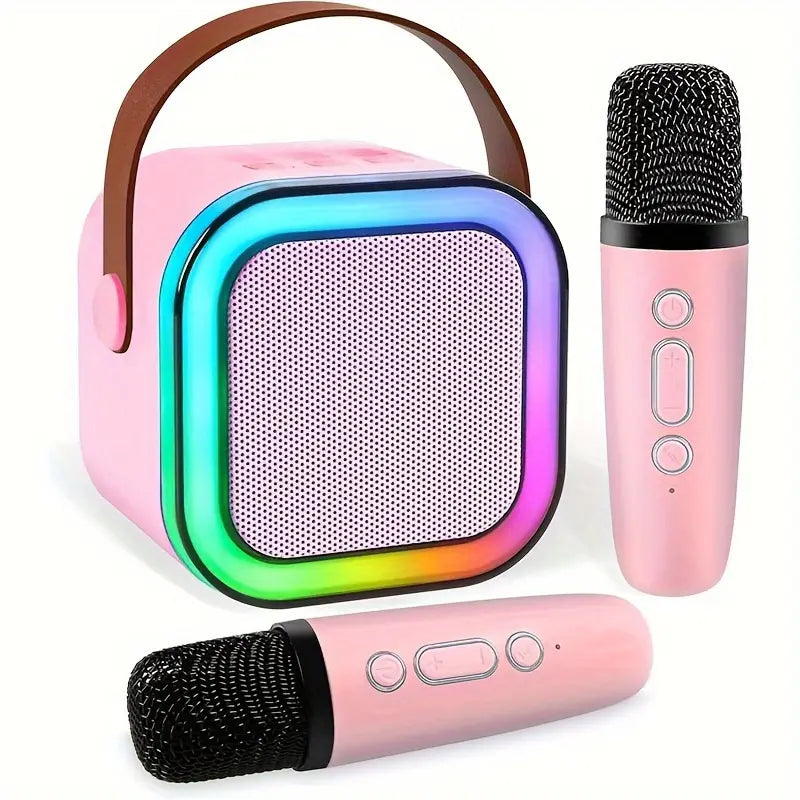 Karaoke machine with 2 microphone