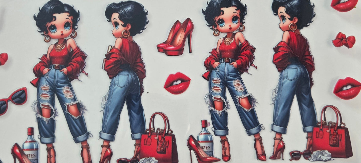 Nikiee/Betty Boop UV DTF Wraps