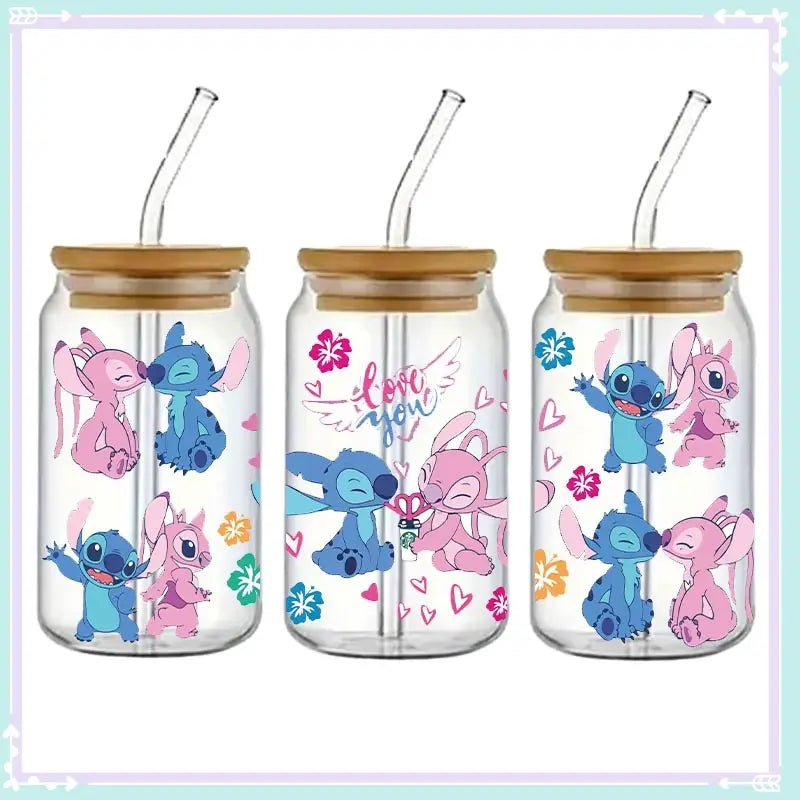 UV DTF Stitch Girl & Boy