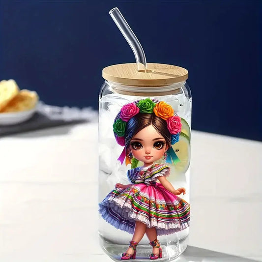 16 Oz Durable UV DTF Adhesive Paper Mexican style