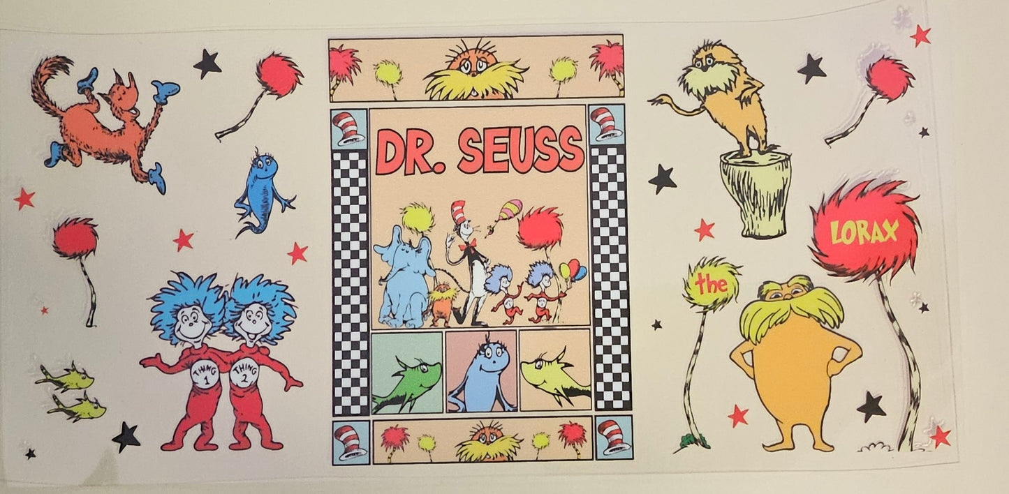 Uv DTF Transfer Dr. Suess