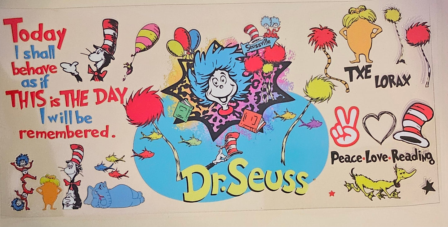 Uv DTF Transfer Dr. Suess