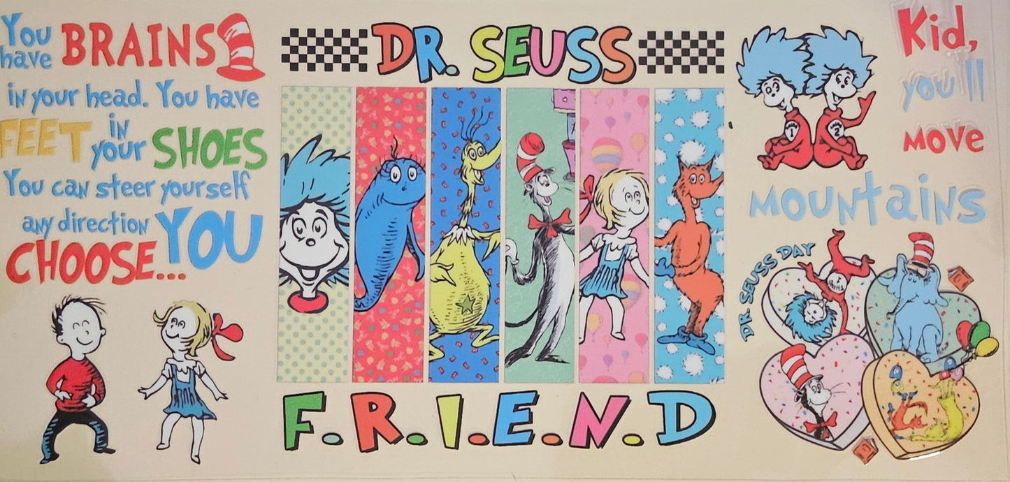 Uv DTF Transfer Dr. Suess