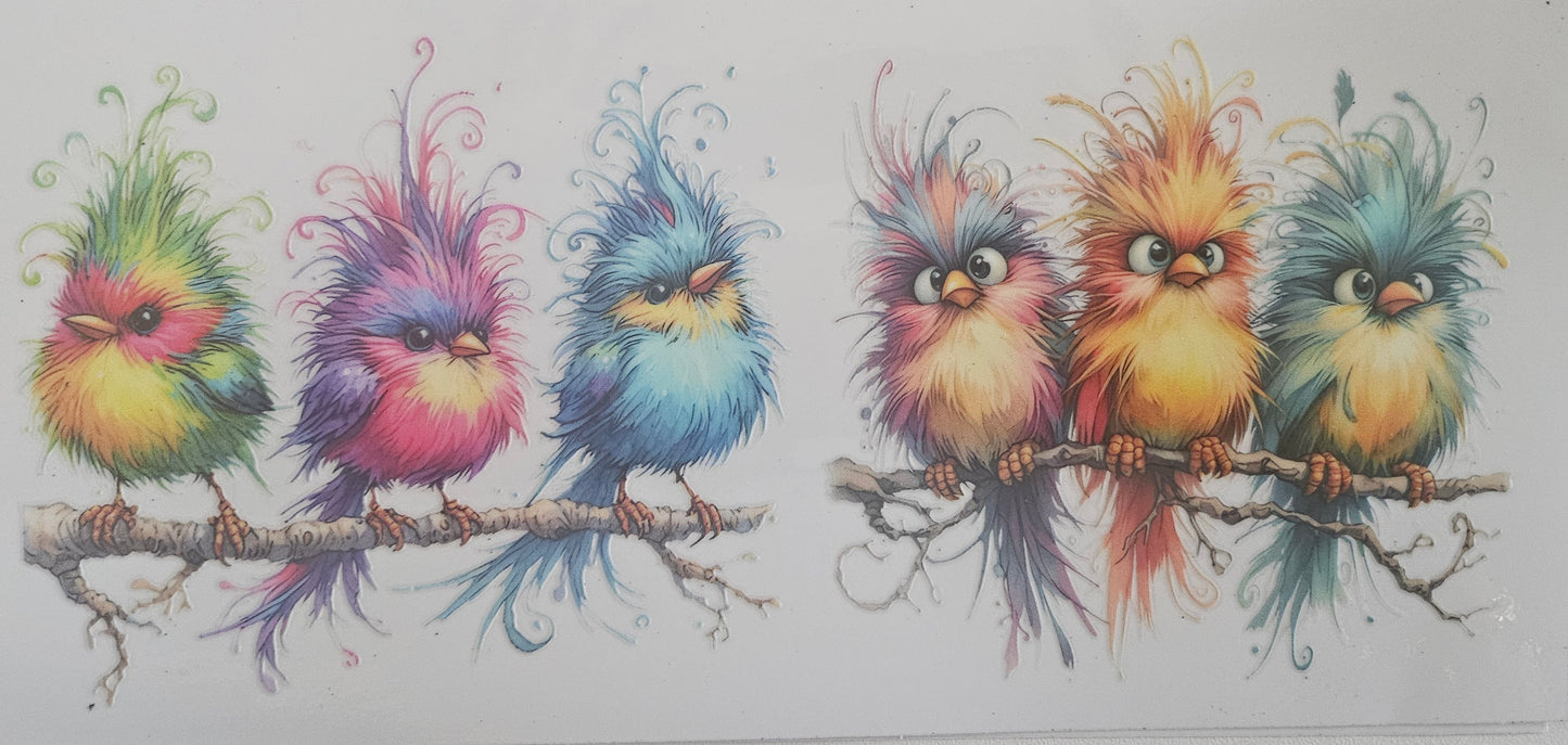 UV DTF ANGRY BIRDS