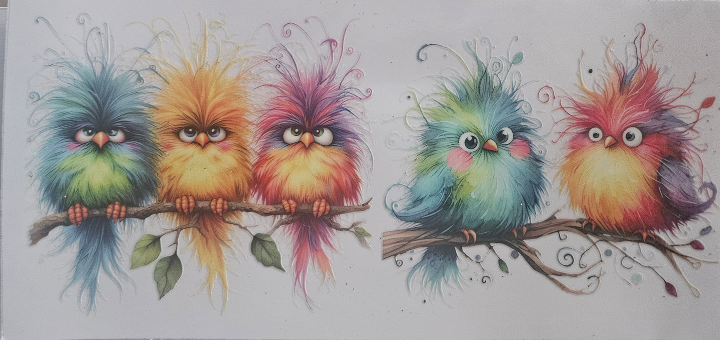 UV DTF ANGRY BIRDS