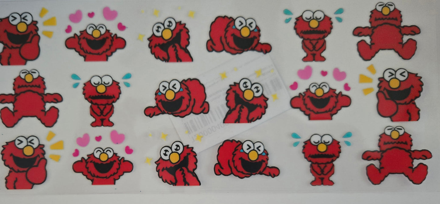 Sesame St UV DTf Wraps
