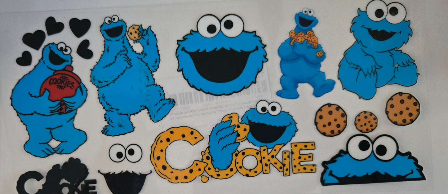 Sesame St UV DTf Wraps