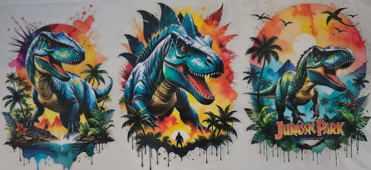 Dinosaurs & Jurassic Park Boy Trucks UV DTF Wraps