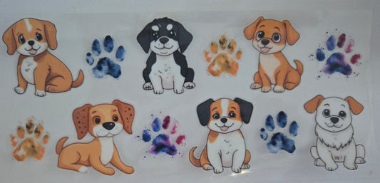 Dog Mom UV DTF Wraps