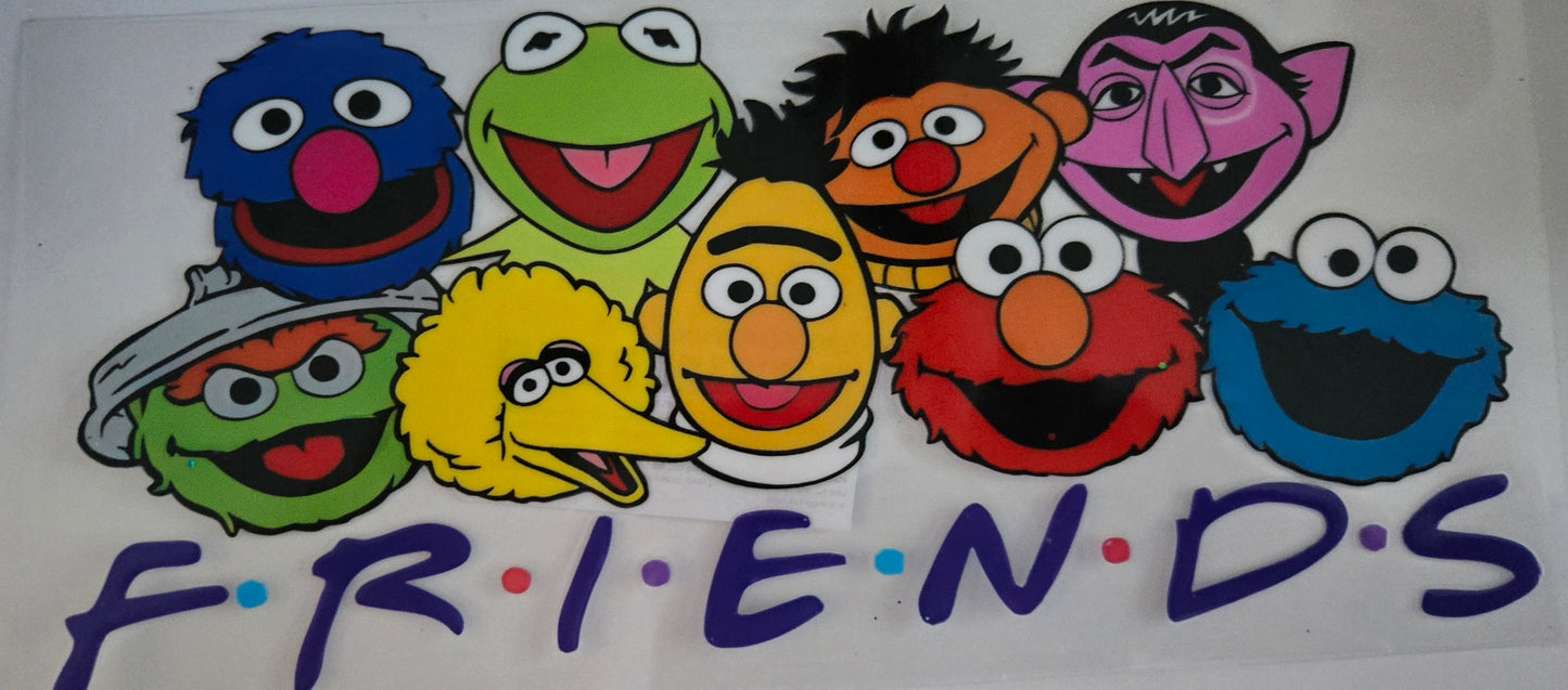 Sesame St UV DTf Wraps