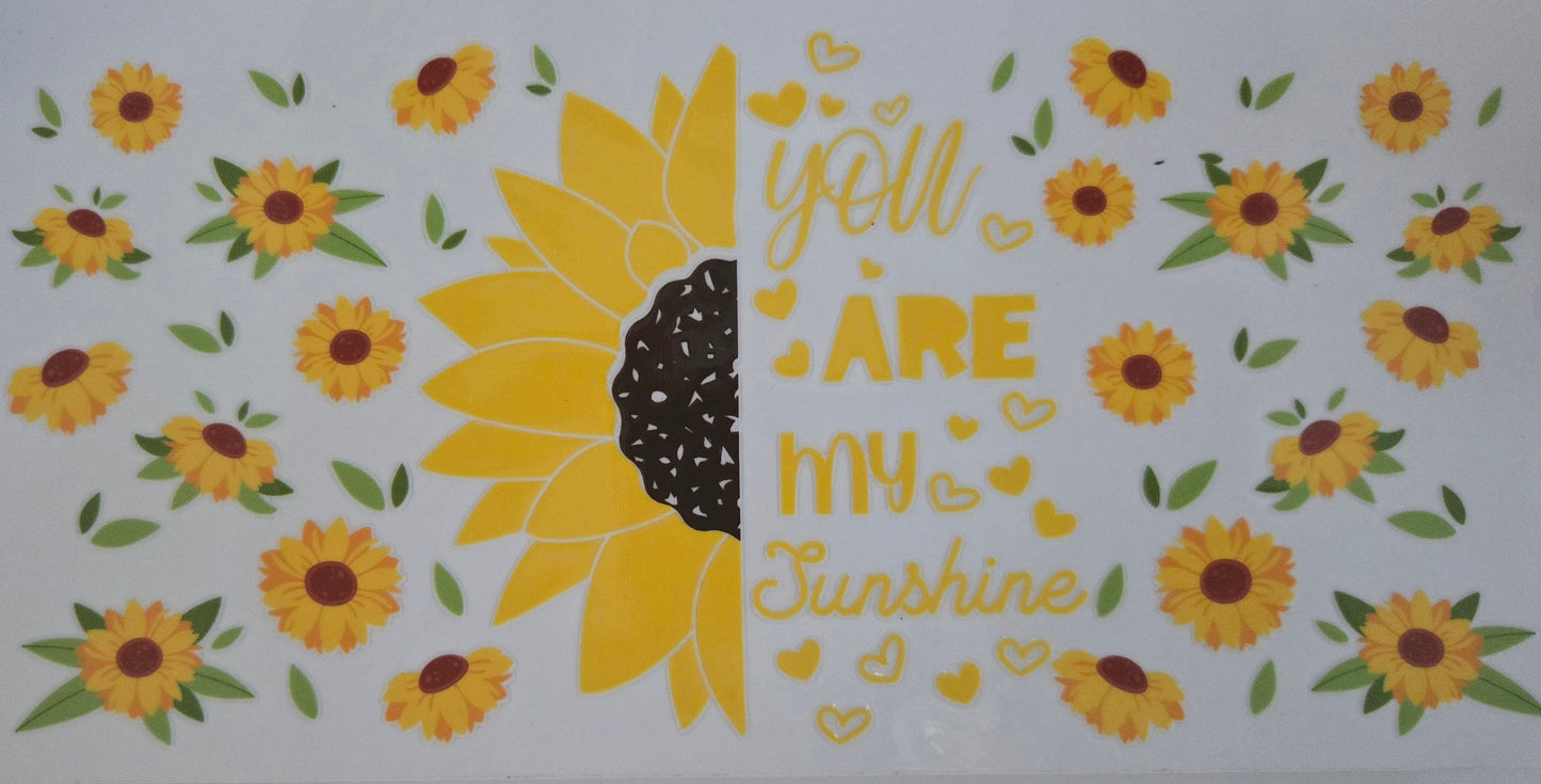 Sunflowers UV DTF Wraps