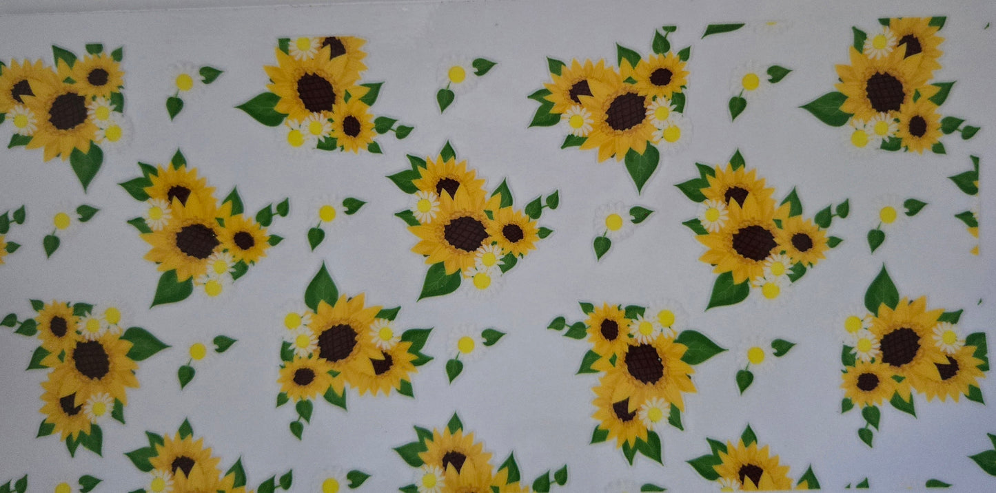 Sunflowers UV DTF Wraps
