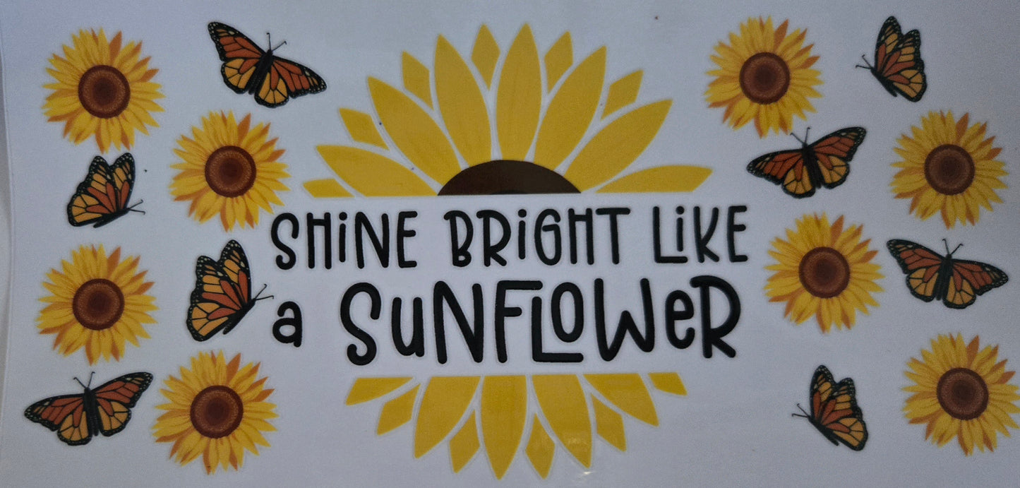 Sunflowers UV DTF Wraps