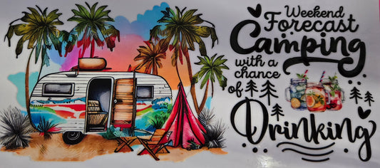 Camping UV DTF Wraps