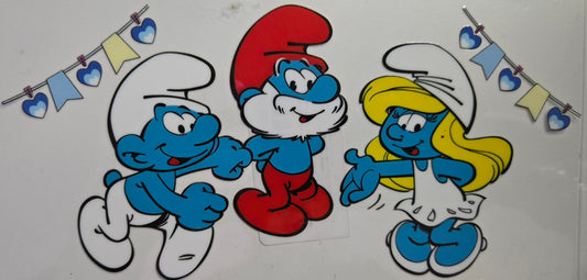 Smurf UV DTF Wraps