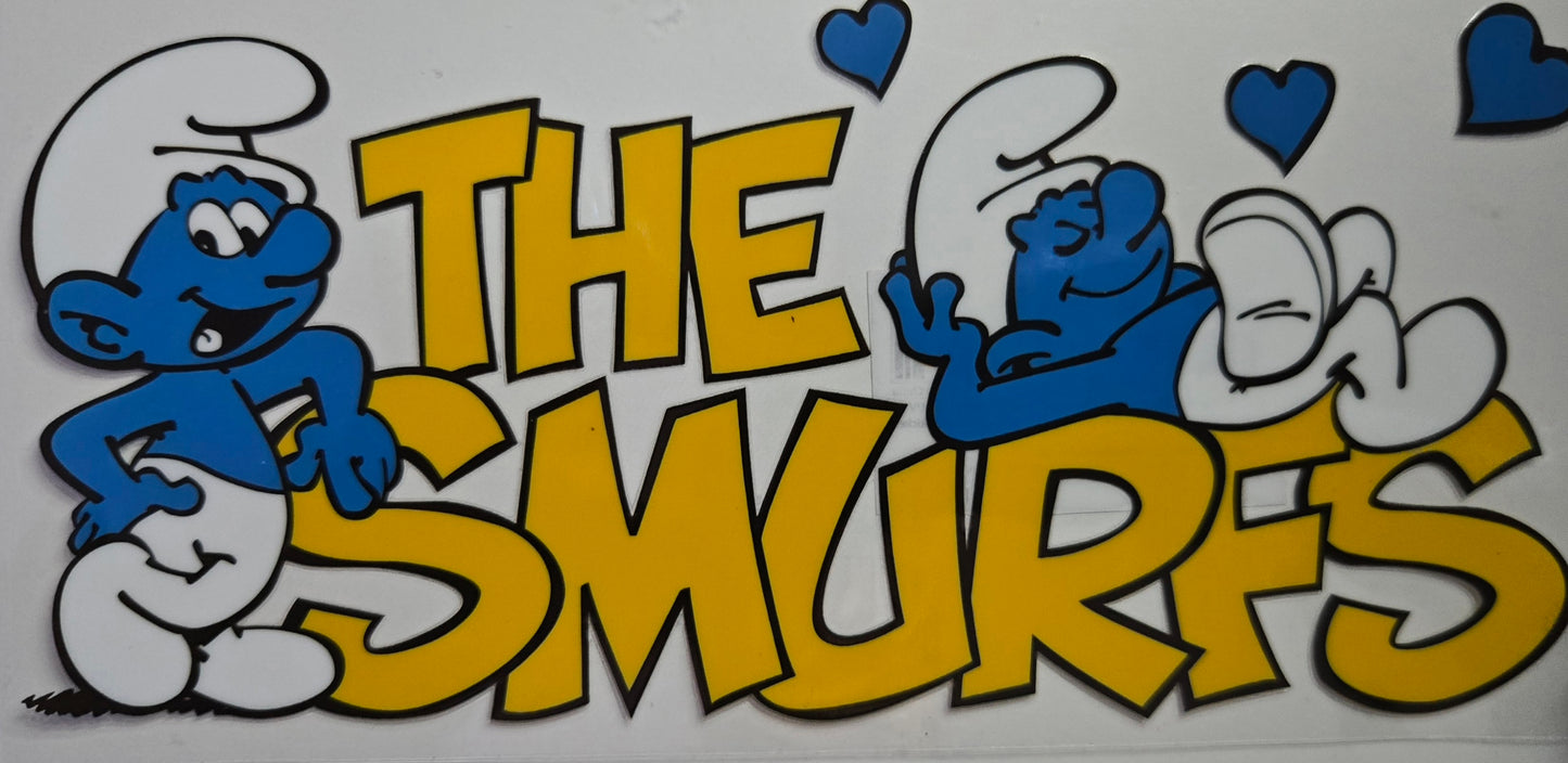 Smurf UV DTF Wraps