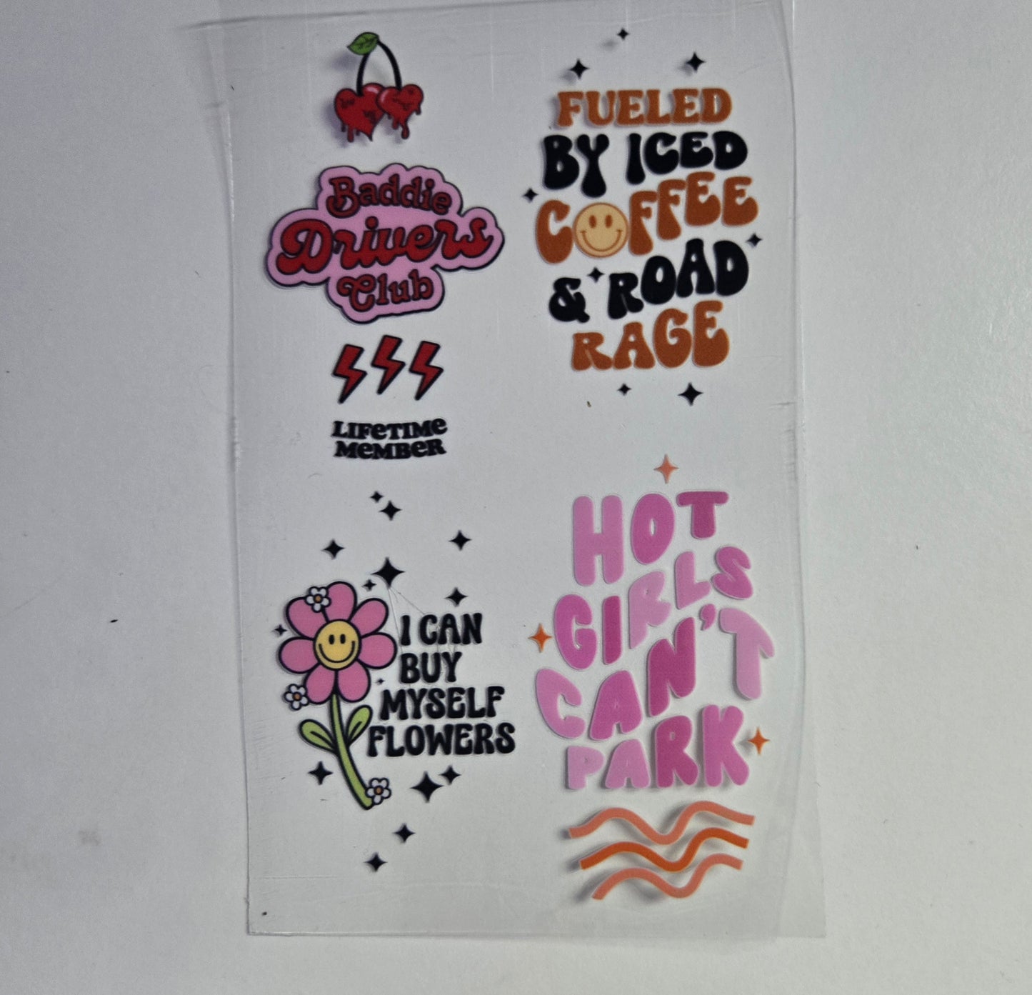 Keychain stickers