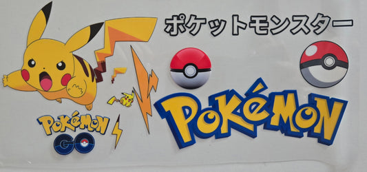 Pokemon Uv Dtf Wrap
