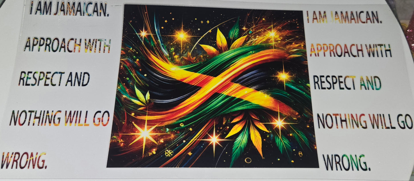 Jamaica UV DTF Wraps