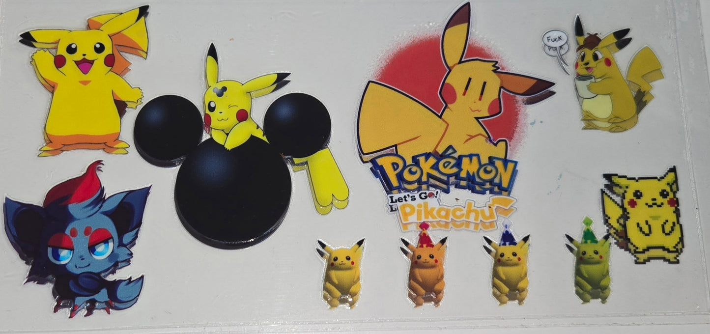 Pokemon Uv Dtf Wrap
