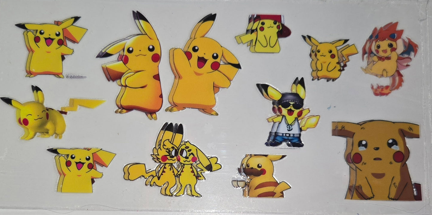Pokemon Uv Dtf Wraps