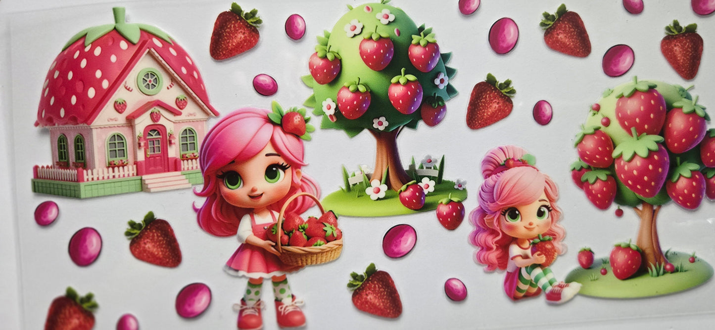 Strawberry Shortcake, strawberries, strawberry Ice cream