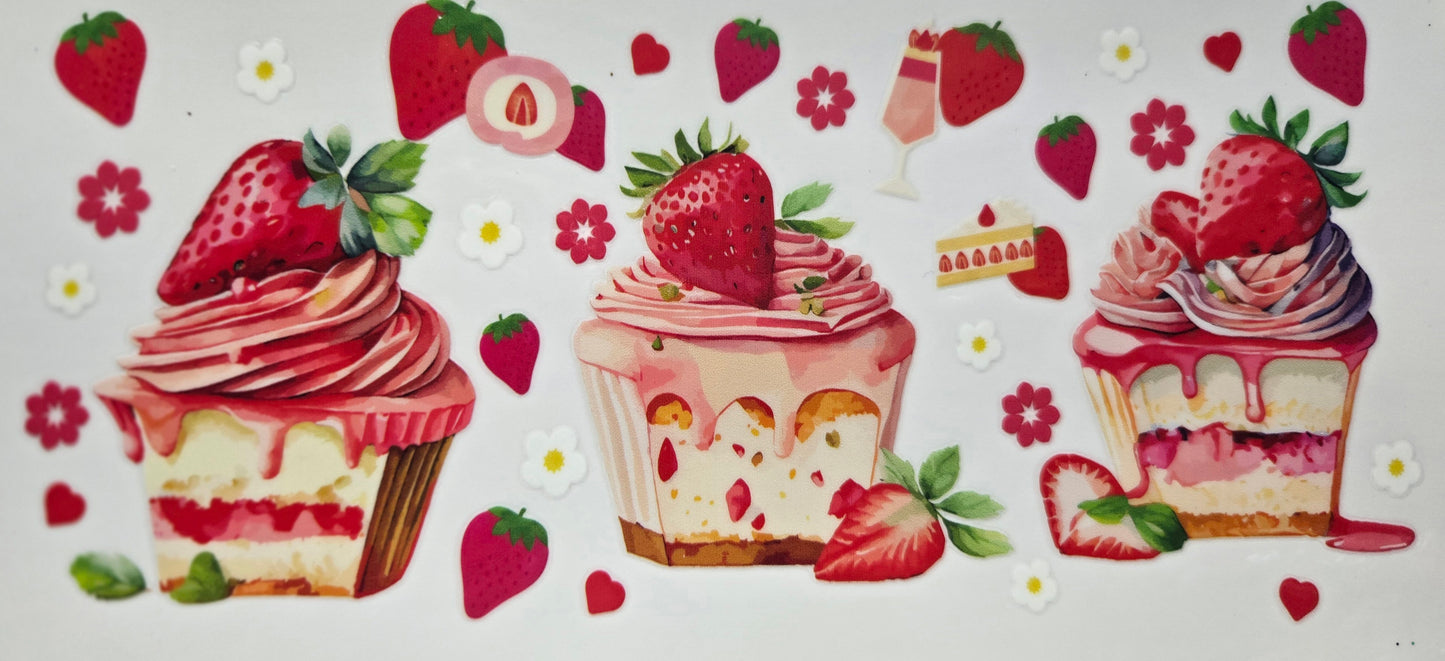 Strawberry Shortcake, strawberries, strawberry Ice cream