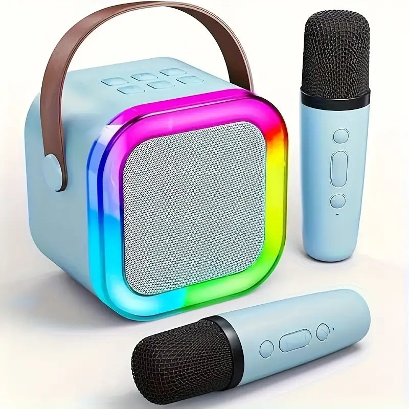 Karaoke machine with 2 microphone