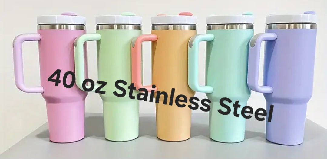 40 oz Tumbler Labubu with labubu keychain
