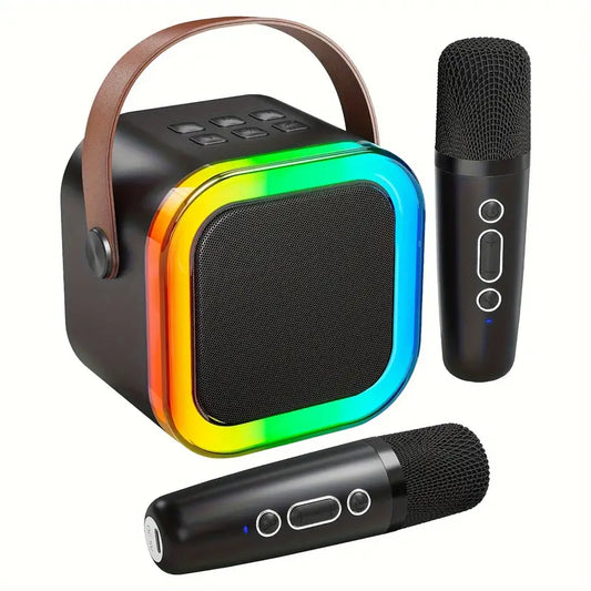 Karaoke machine with 2 microphone