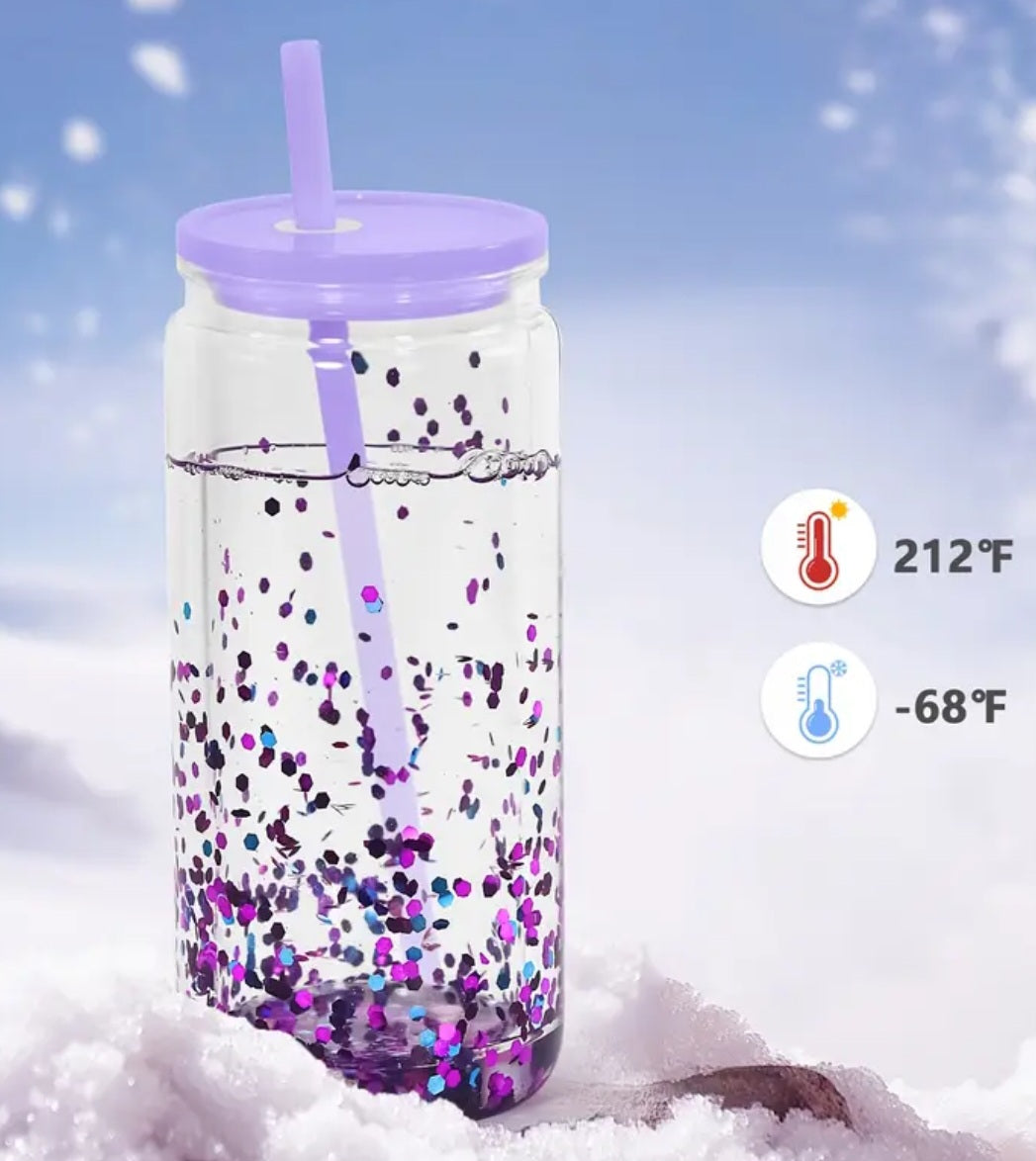 16 oz acrylic snow globe