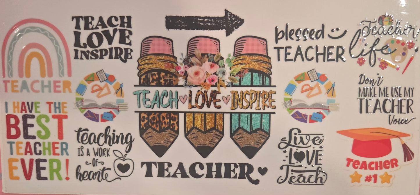 UV DTF Wraps Nurse / Teacher