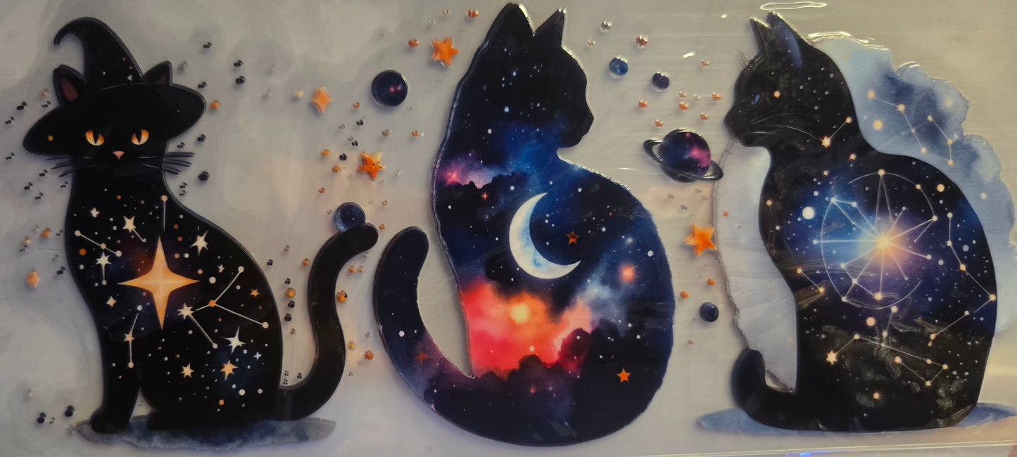 Black Cat, Dog , lions