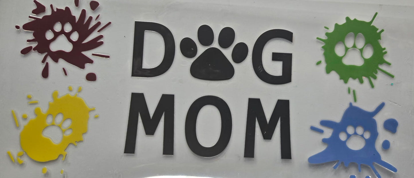 Dog Mom UV DTF Wraps