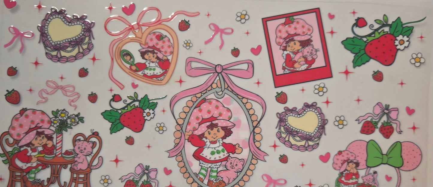 Strawberry Shortcake, strawberries, strawberry Ice cream & Rainbow Brite