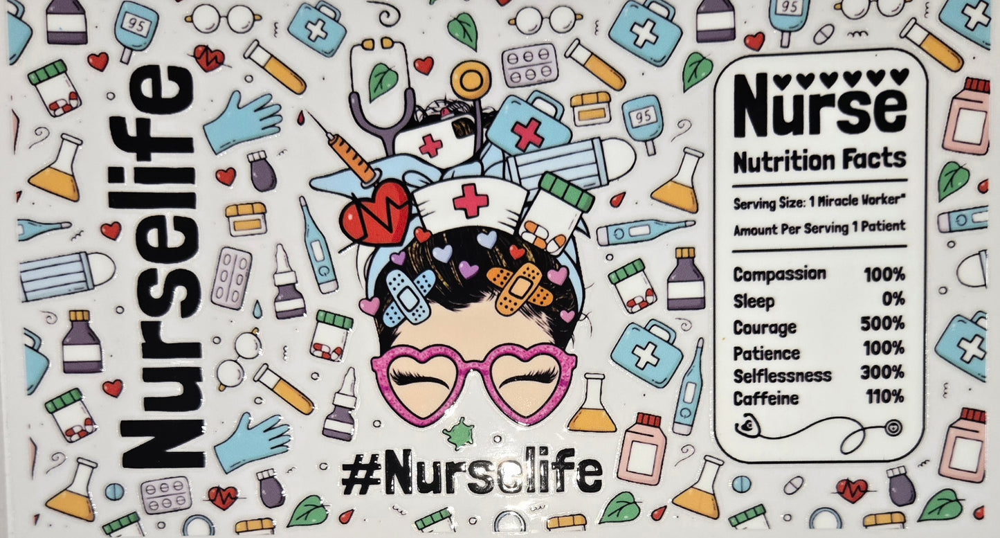 Autism/Cancer & Nurse UV DTF Wraps