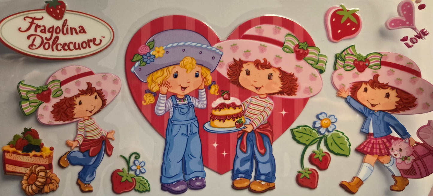 Strawberry Shortcake, strawberries, strawberry Ice cream